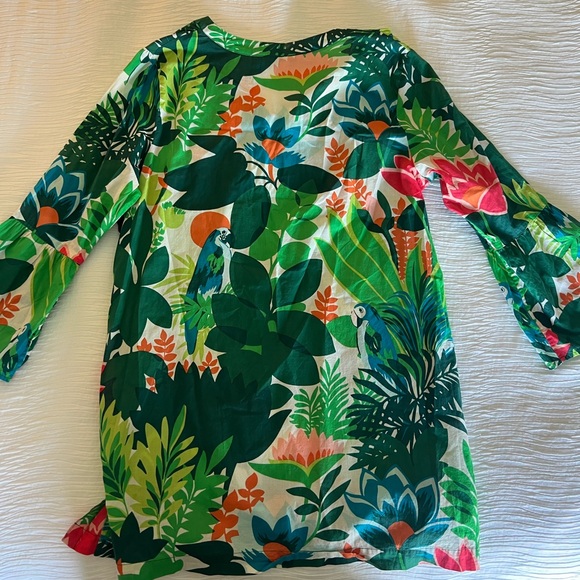 Boden tunic cover up top size 16R
Tropical Green Leaf Print - 100% cotton - Picture 5 of 5